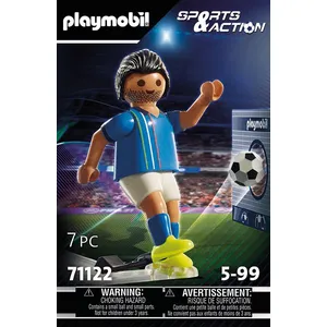 Comparateur de prix : PLAYMOBIL Italy 71122 Joueur de Football à partir de 5 Ans Multicolore