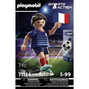 Comparateur de prix : Playmobil Playmobil 71124 - Joueur De Football Français B