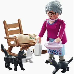 Playmobil Special Plus 71172 Grand-mère avec chats pas cher