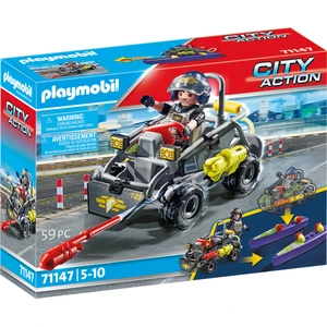 Comparateur de prix : Playmobil Jeu De Construction De Quad De Forces Spéciales Multiterrain