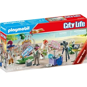 Comparateur de prix : Playmobil City Life 71367 Couple de mariés et appareil photo