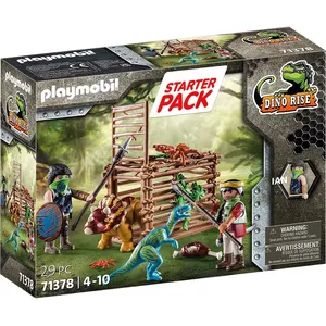 Playmobil Pack De Démarrage Mission Libérez Le Tricératops Jeu De Construction