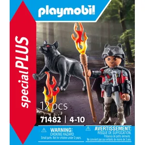 Comparateur de prix : Playmobil Special Plus 71482 Guerrier avec loup