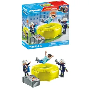 Comparateur de prix : Pompiers avec coussin de sauvetage - Playmobil® Les pompiers - 71465