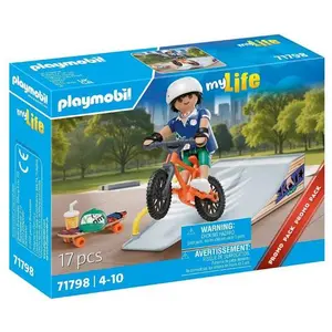 Comparateur de prix : Playmobil My Life 71798 Snowboarder avec rampe de glisse