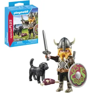 Comparateur de prix : 71755 Viking avec chien, bouclier et armes Playmobil