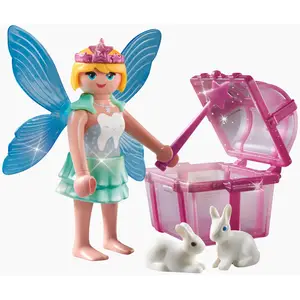Comparateur de prix : 71758 Fée avec coffre à dents de lait et lapin Playmobil