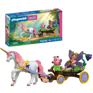 PLAYMOBIL : Attelage de licorne pas cher