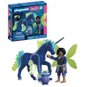PLAYMOBIL : Ensemble licorne et fée, ambiance nocturne pas cher