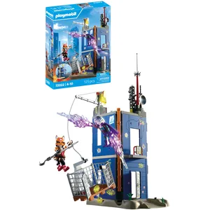 Comparateur de prix : Playmobil Jeu De Construction : Duel à La Tour Du Héros