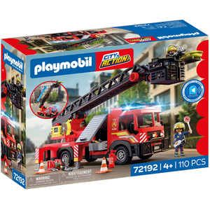 PLAYMOBIL : Camion de pompiers avec échelle