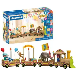 PLAYMOBIL : Train d'anniversaire - Divers pas cher