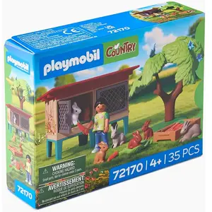 PLAYMOBIL : Ferme de lapins de campagne pas cher