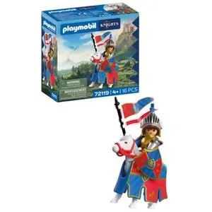 PLAYMOBIL Chef des chevaliers lions pas cher
