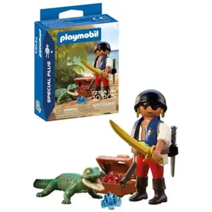 Playmobil Special Plus 72154 - Pirate contre crocodile pas cher