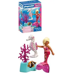 PLAYMOBIL Sirène avec hippocampe pas cher