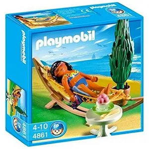 Playmobil Summer Fun 4861 - Femme Avec Hamac pas cher