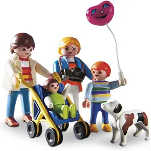 Comparateur de prix : Playmobil Famille Poussette Avec Un Chien