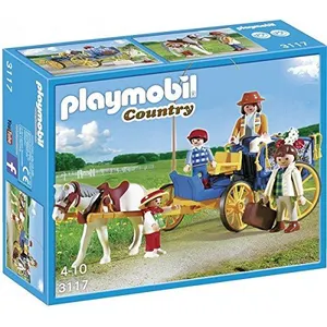 Comparateur de prix : Playmobil Playmobil - 3117 - La Vie À La Ferme - Famille + Attelage