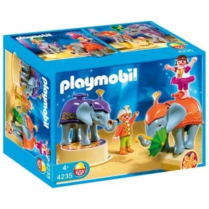 Playmobil City Life 4235 - Enfants Acrobates Et àléphanteaux pas cher