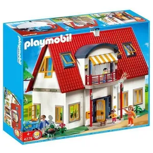 PLAYMOBIL - Villa moderne 4279 - 4 personnages et accessoires pas cher