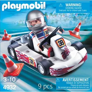 Playmobil  uf de Pâques 4932 Kart et pilote de course pas cher