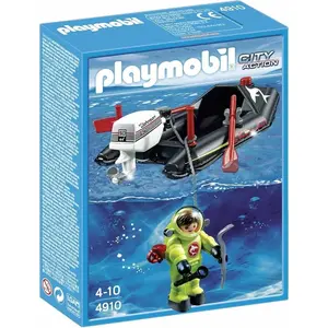 Comparateur de prix : PLAYMOBIL 4910 Petit bateau avec plongeur