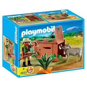 Playmobil 4833 - Chasseur Avec Piège pas cher