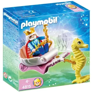 Playmobil Playmobil 4815 - Figurine Roi Des Mers Avec Calèche pas cher