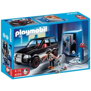 Comparateur de prix : PLAYMOBIL 4059 - City Action - Voiture et Cambrioleur de Coffre-Fort