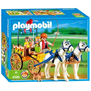 Playmobil Country 4186 - Famille Et Calèche pas cher