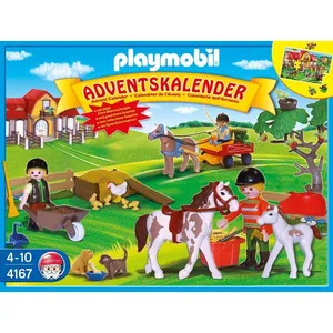 Playmobil 4167 Calendrier de l'Avent Ferme équestre pas cher