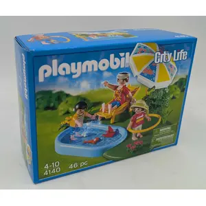 Playmobil Playmobil City Life 4140 - Compactset Famille Et Piscine