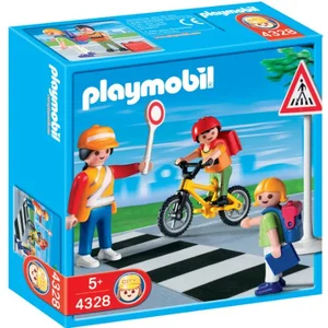 Playmobil 4328 Agent de sécurité et écoliers pas cher