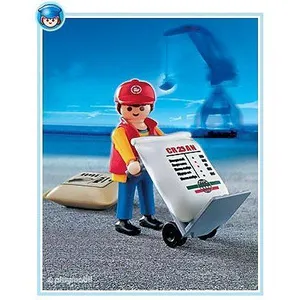Playmobil City Action 4475 - Docker Avec Chariot pas cher