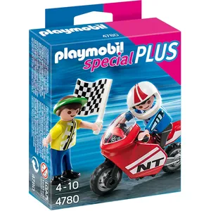 4780 - Playmobil Special Plus - Enfants Avec Moto De Course pas cher