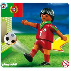PLAYMOBIL 4720 Joueur de Football Portugal pas cher