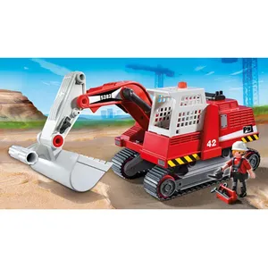 Playmobil City Action 5282 - Excavateur Et Ouvrier