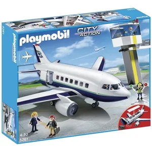 Playmobil Playmobil 5261 - Avion Et Tour De Contrôle pas cher