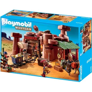 PLAYMOBIL 5246 Mine d'Or avec Explosif pas cher