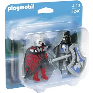 Playmobil 5240 Duo Chevalier dragon et Chevalier de fer pas cher