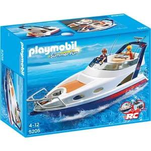 PLAYMOBIL 5205 Yacht de Luxe avec 2 personnages et accessoires pas cher