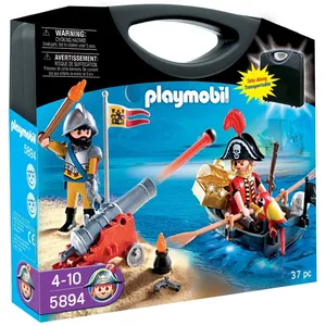 Comparateur de prix : Playmobil 5894 - Valisette Pirate Et Soldat