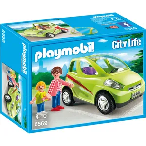 Playmobil City Life 5569 - Voiture De Ville Avec Maman Et Enfant pas cher