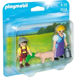 Comparateur de prix : Playmobil Playmobil  Country 5514  - Duo Paysanne Et Enfant