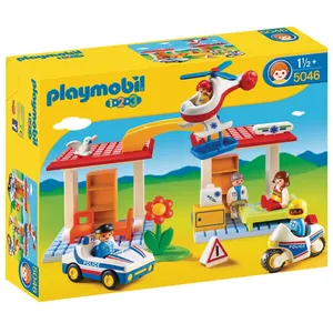 Comparateur de prix : PLAYMOBIL 1.2.3. 5046 Coffret Hôpital + Secouriste
