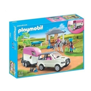 Playmobil 5667 écurie avec transport de cheveaux pas cher