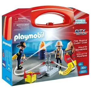 Playmobil- 5651, Valisette PompiersVendu parrue-du-commerce
