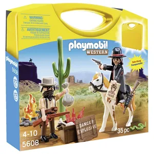 PLAYMOBIL 5608 Valisette Western pas cher