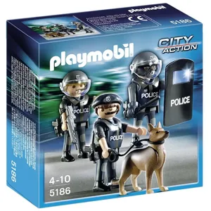 Playmobil 5186 - Commando De Policiers pas cher